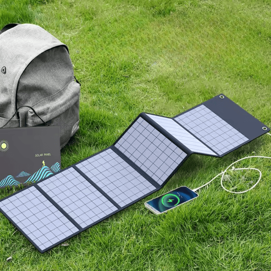 Panel Solar Portátil Plegable de 800W con Cargador USB