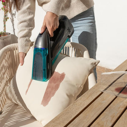 Aspirador de Mano para Tapicerías y Alfombras con Spray de Agua