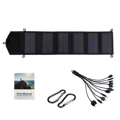 Panel Solar Portátil Plegable de 800W con Cargador USB